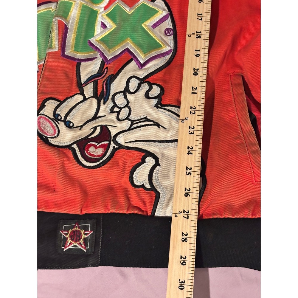 Vintage Trix Nascar Jacket Mens 3XL   JH Design Bobby LaBonte Racing Rare - Picture 12 of 12